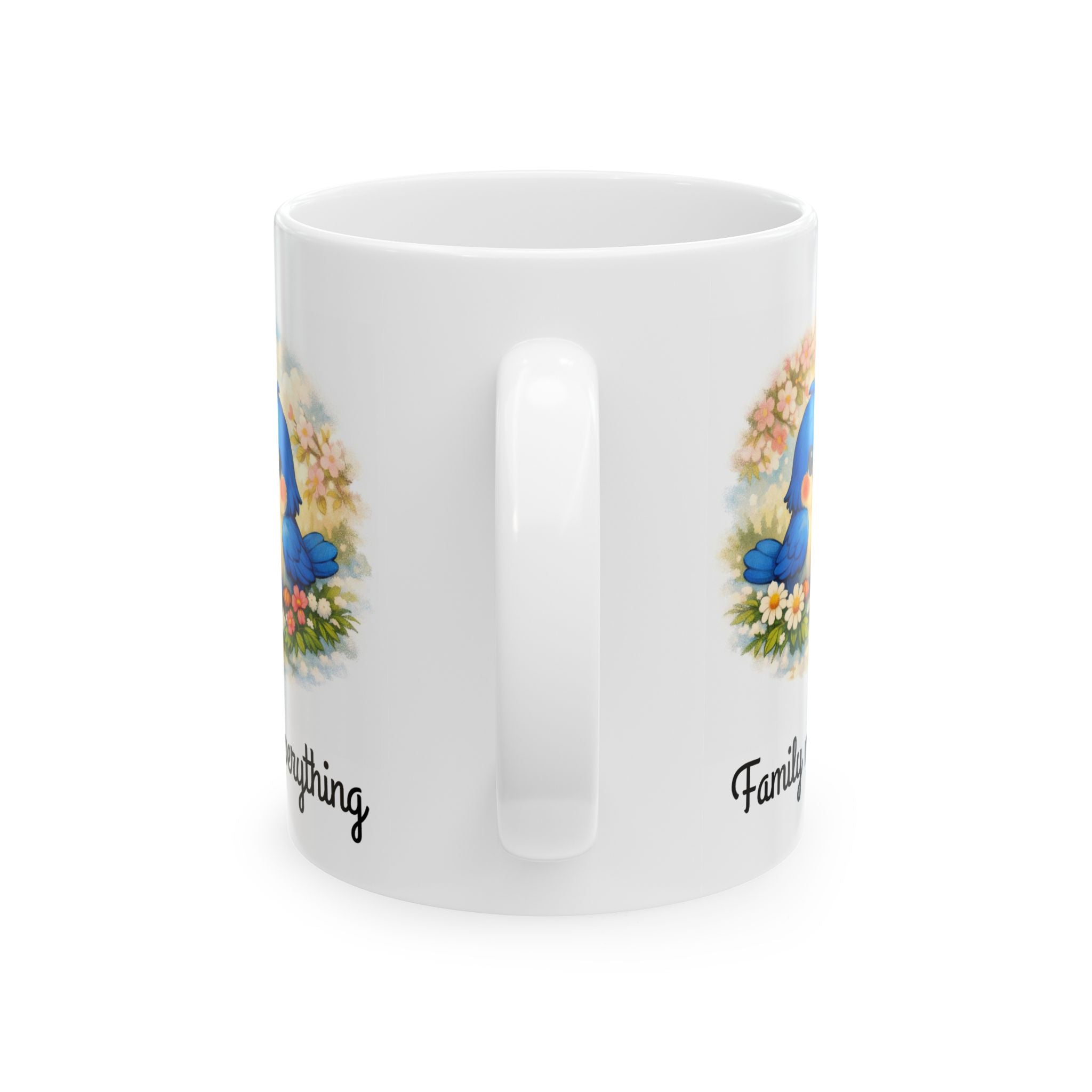 Family Bluebirds Mug – Sentimental Gift for Moms, Grandmas & Bird Lovers