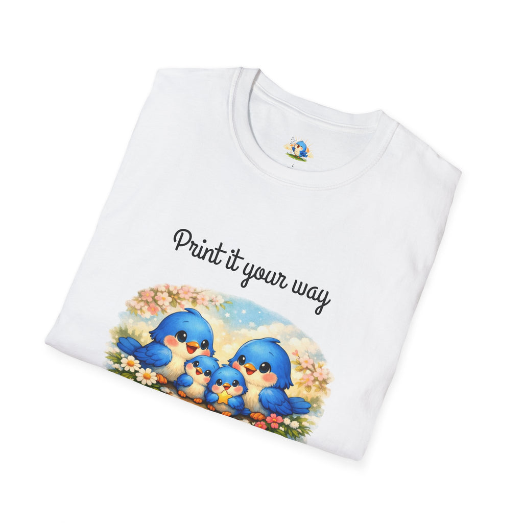 Personalized “Family Means Everything” Bluebird Family Tee