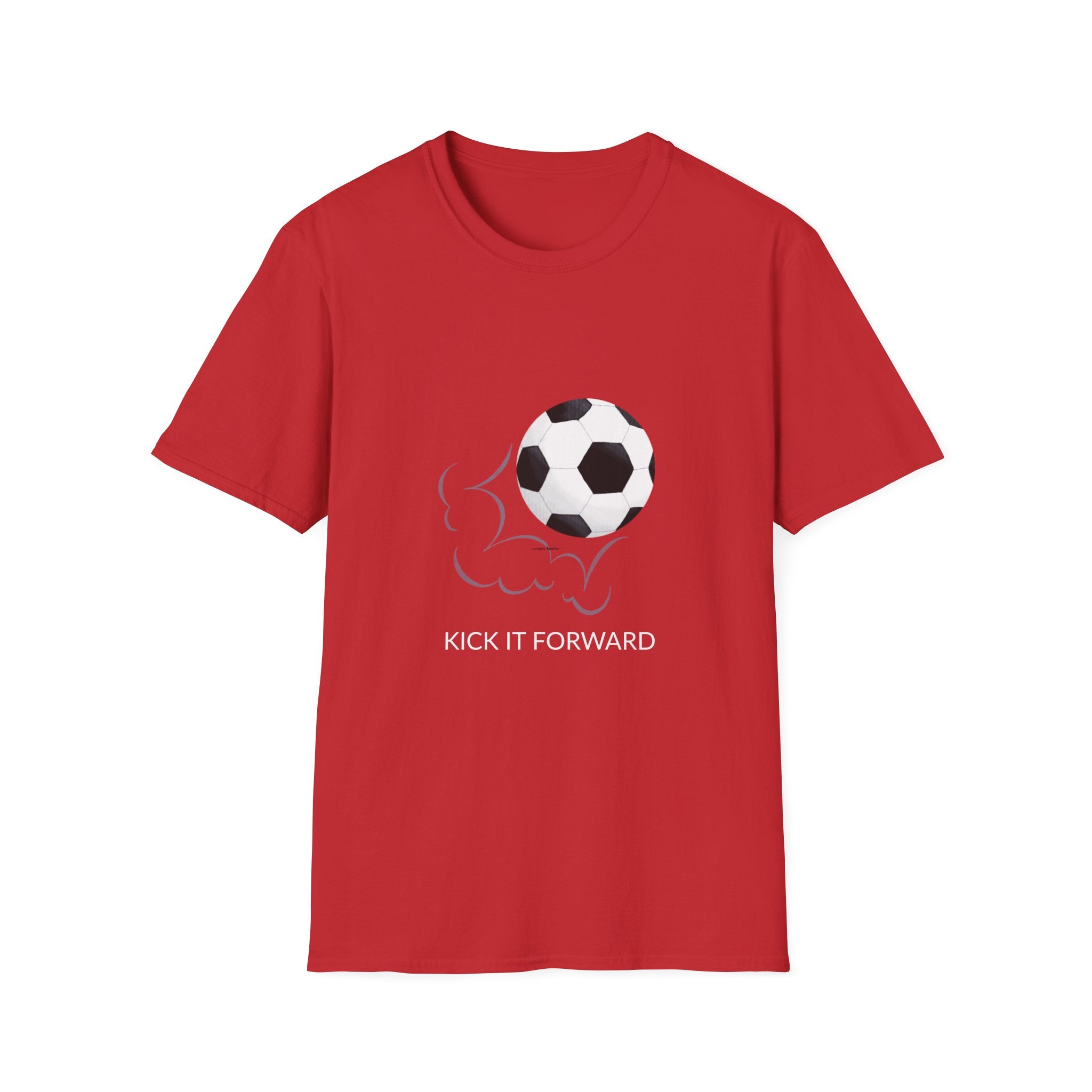 Soccer Kick T-Shirt — Minimal Football Graphic Tee