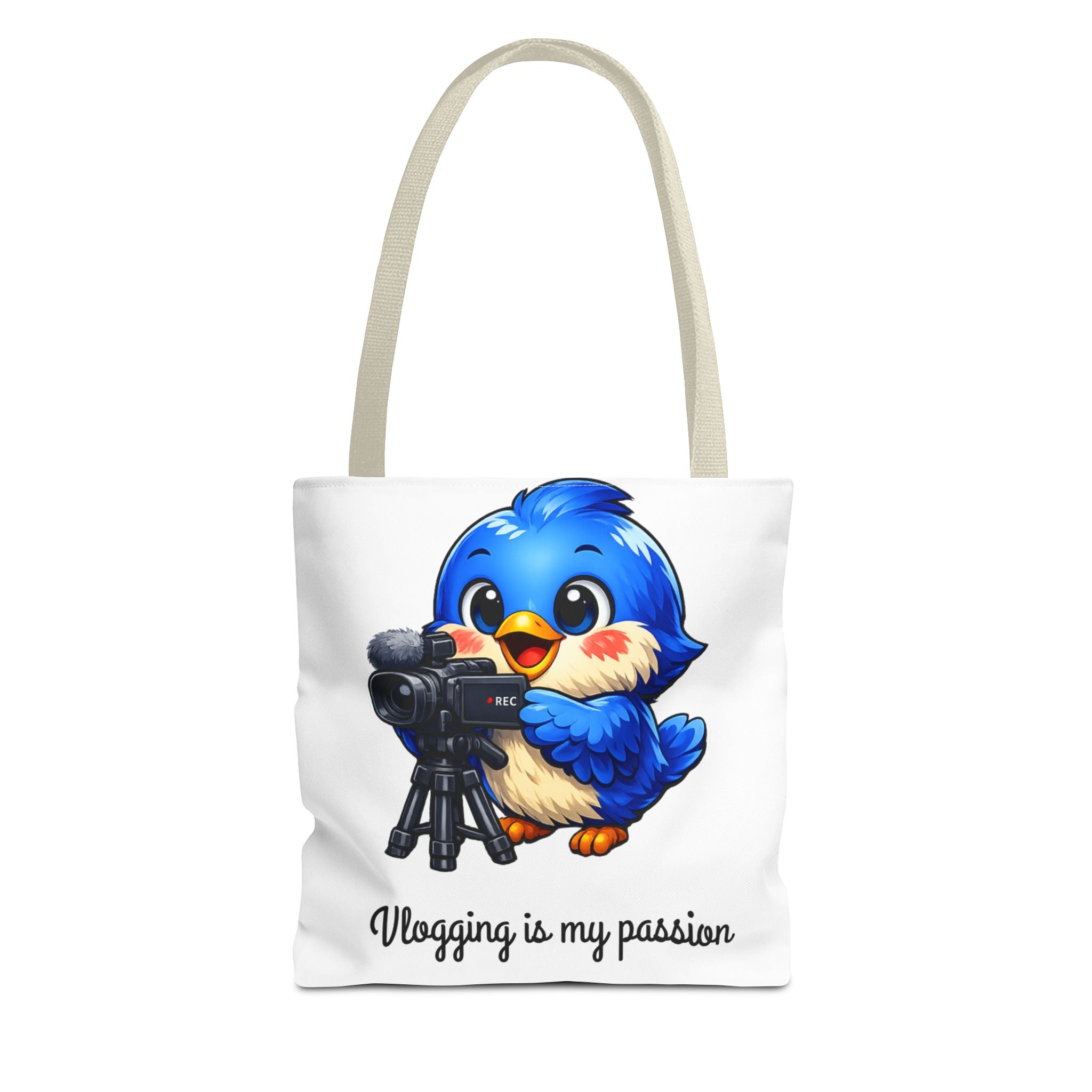 Vlogging Bluebird – Premium Tote Bag