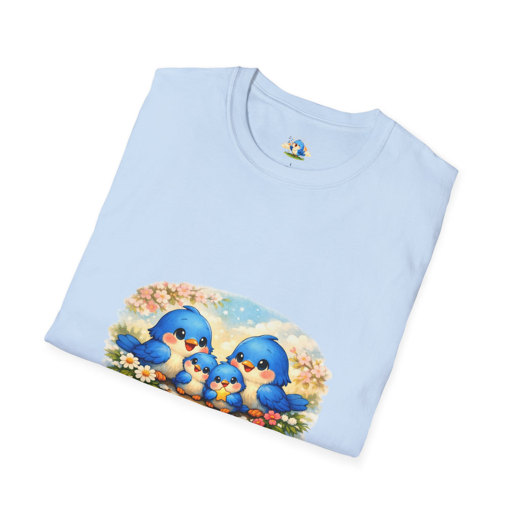 “Family Means Everything” Bluebird Family Tee