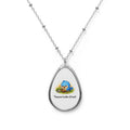 “Treasure Hunter Bluebird Teardrop Necklace – Whimsical Nature Jewelry for Collectors & Dreamers”