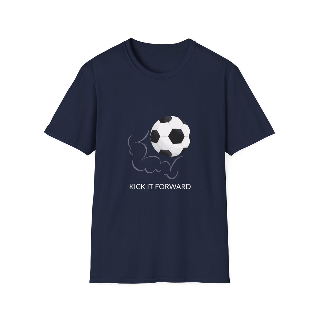 Soccer Kick T-Shirt — Minimal Football Graphic Tee