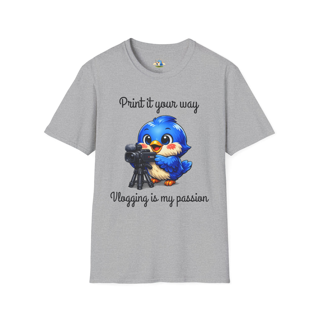 Personalized Vlogger Tee – Add Your Name