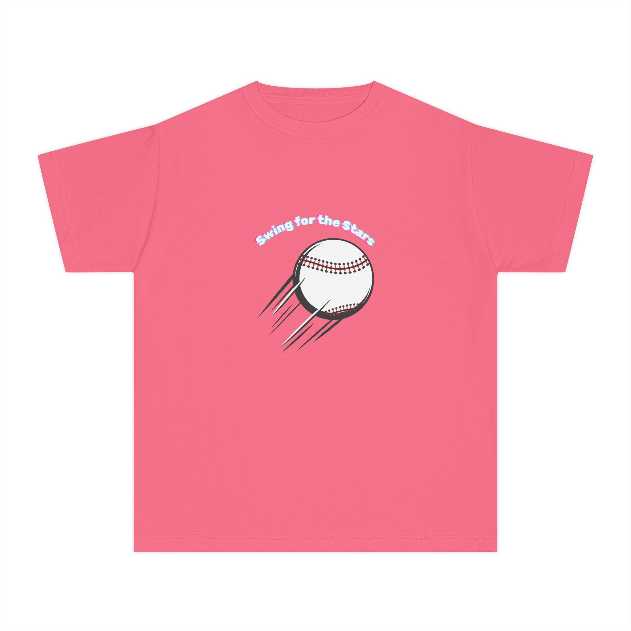 Swing for the Stars Youth Midweight Tee Dark Colors