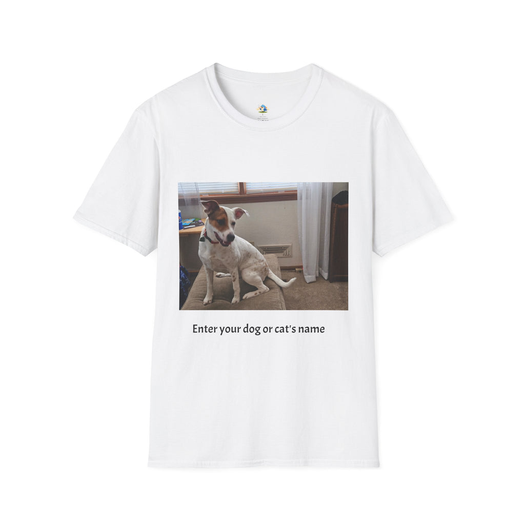 Personalize image and text - Unisex Softstyle T-Shirt