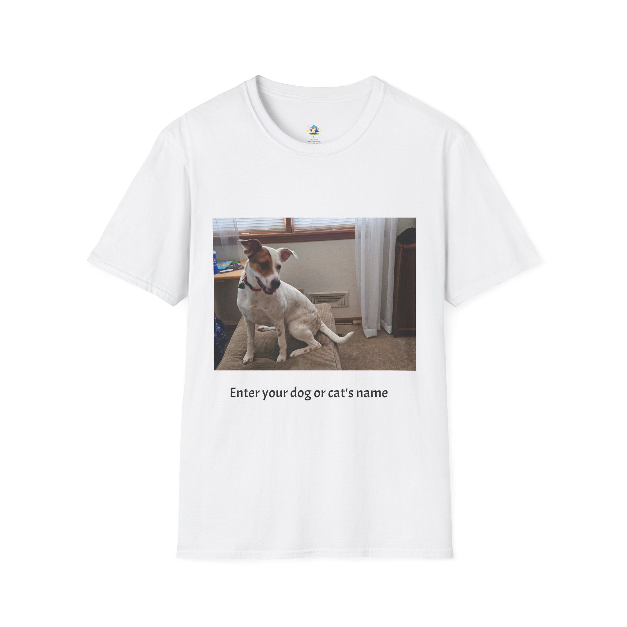 Personalize image and text - Unisex Softstyle T-Shirt