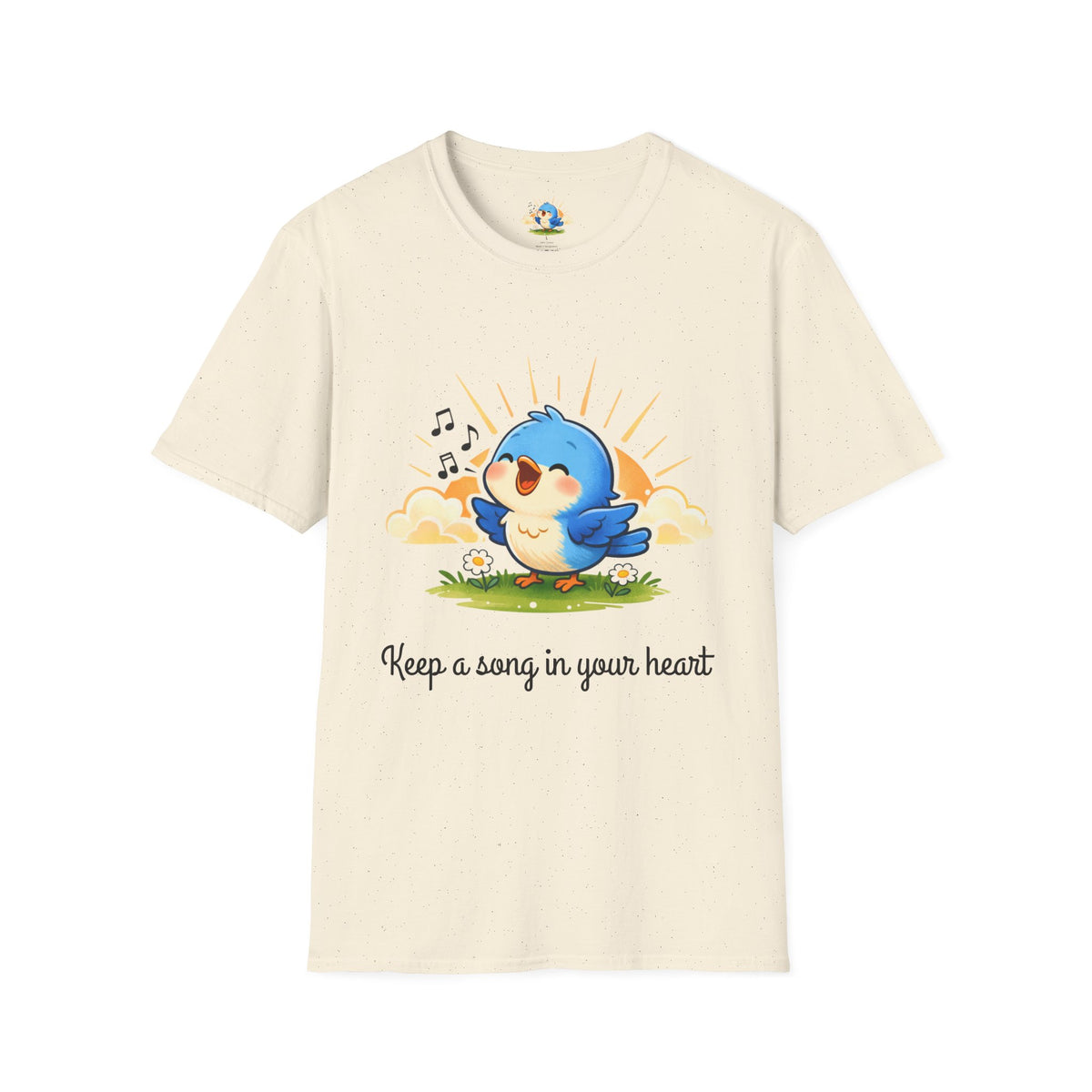“Keep a Song in Your Heart” Singing Bluebird Tee