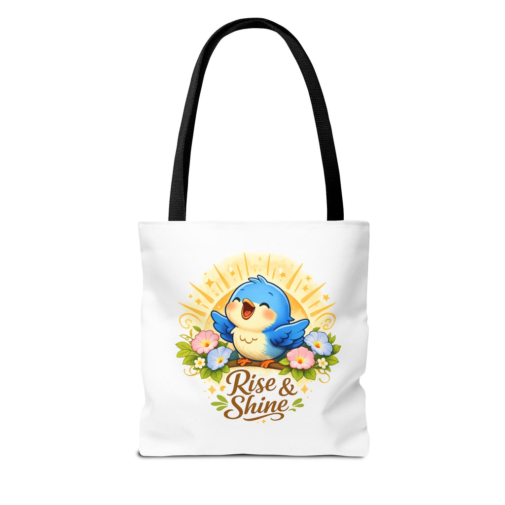 Rise & Shine Premium Bluebird Tote – Inspirational High‑Quality Carryall