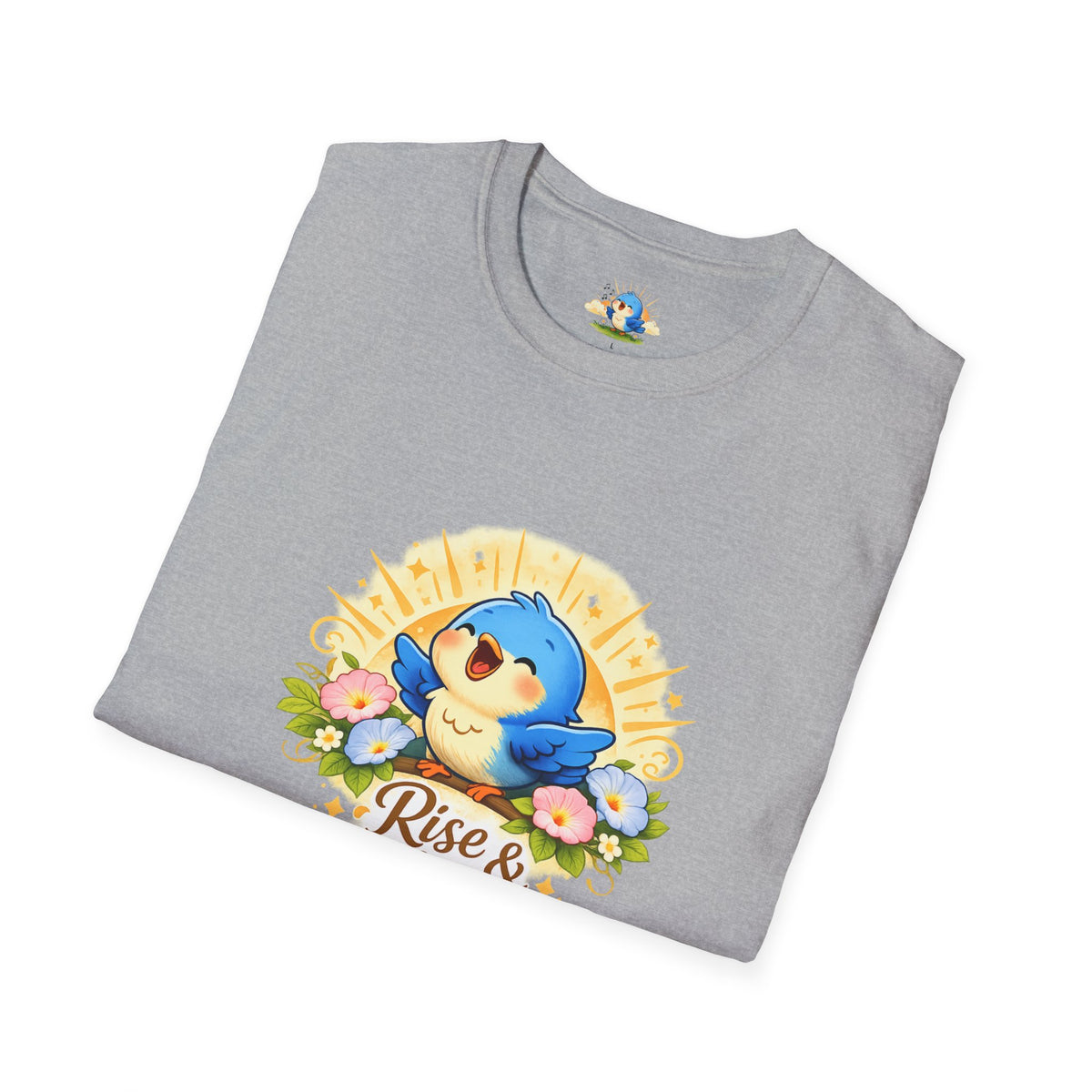 Personalized “Rise & Shine” Singing Bluebird Tee