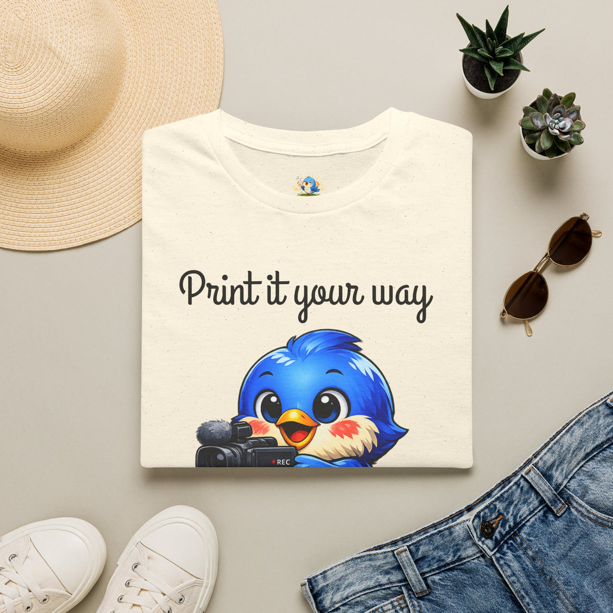 Personalized Vlogger Tee – Add Your Name