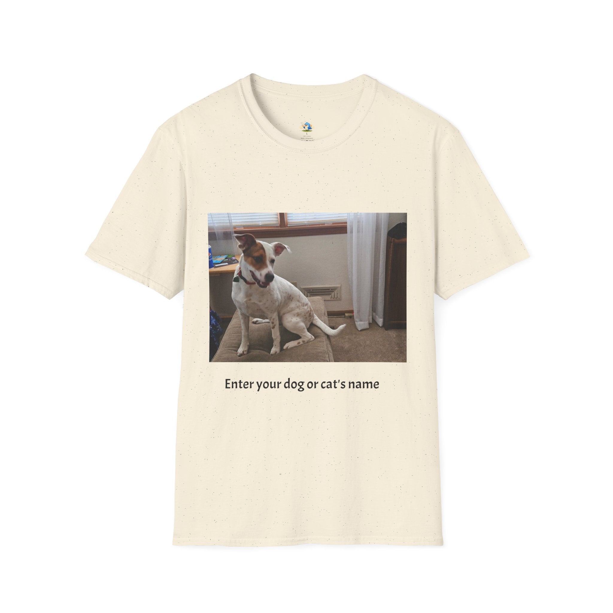 Personalize image and text - Unisex Softstyle T-Shirt