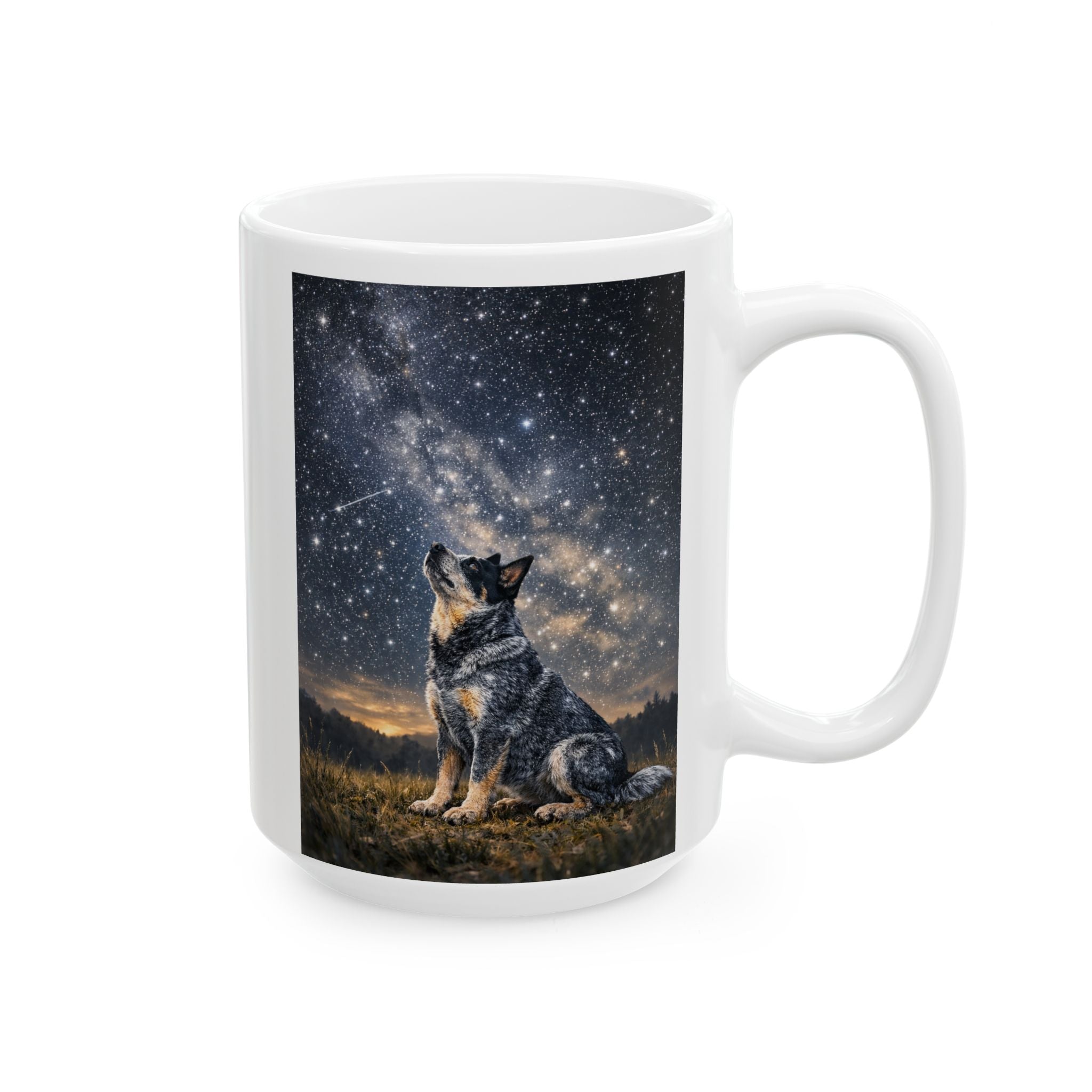 Ceramic Mug - Stargazer Blue Heeler Cattle Dog Coffee Cup