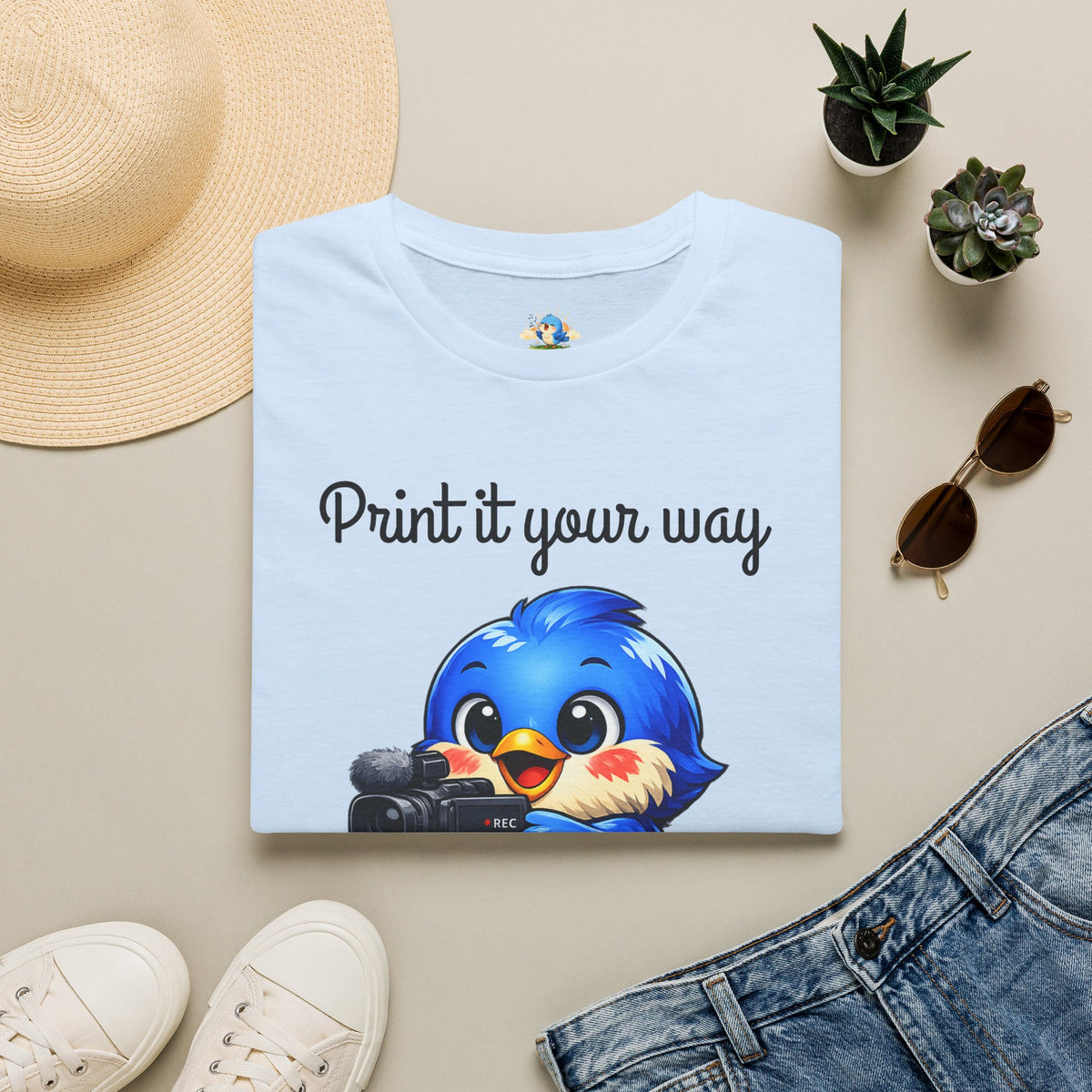 Personalized Vlogger Tee – Add Your Name