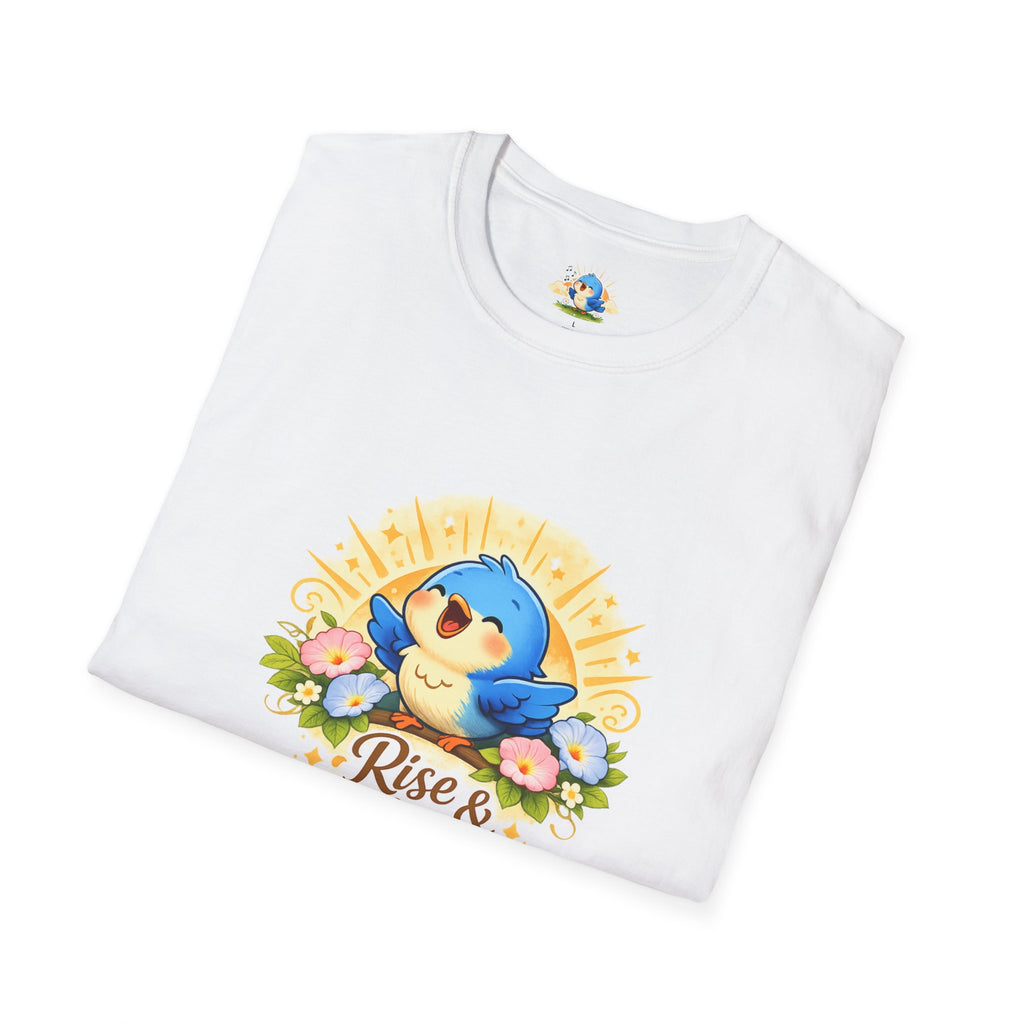 Personalized “Rise & Shine” Singing Bluebird Tee