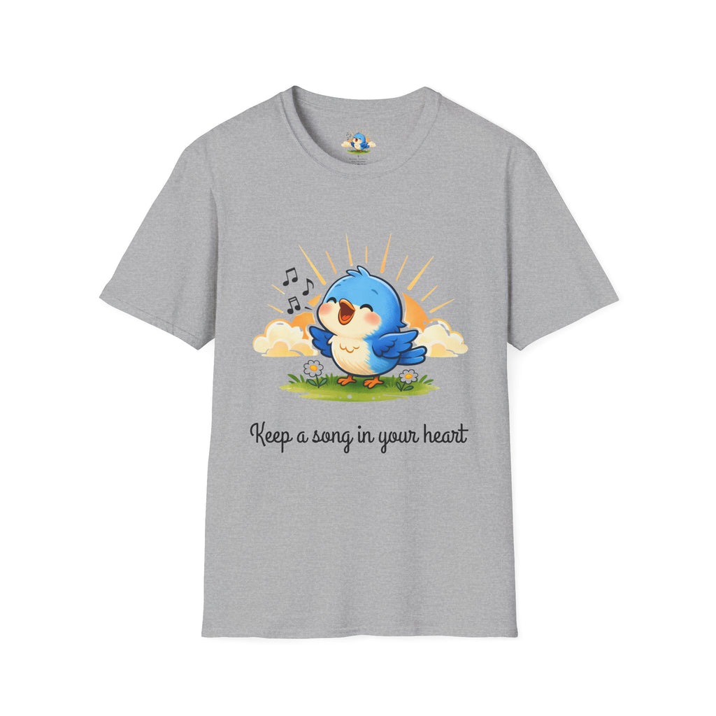 “Keep a Song in Your Heart” Singing Bluebird Tee