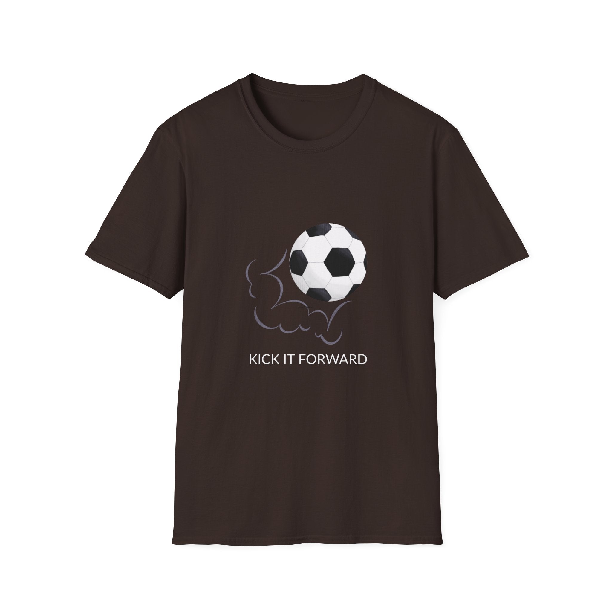 Soccer Kick T-Shirt — Minimal Football Graphic Tee