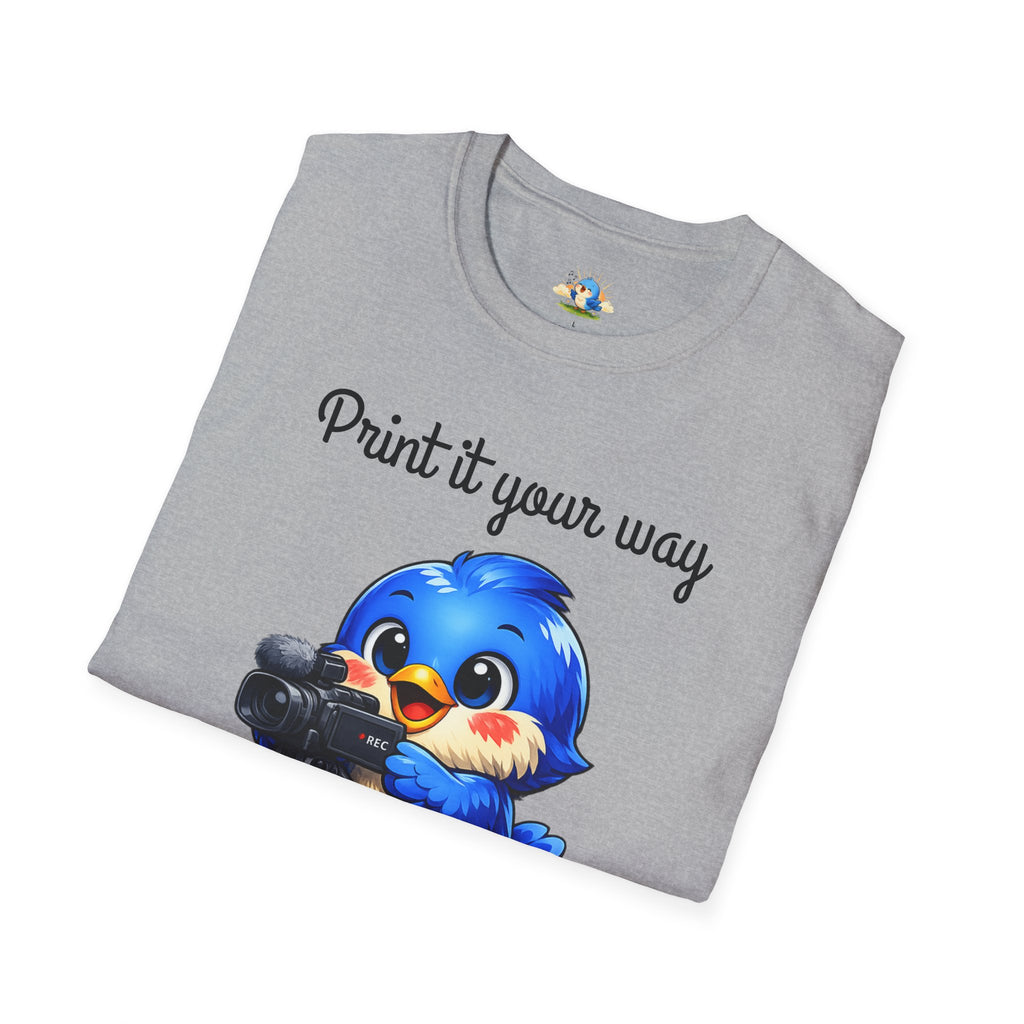 Personalized Vlogger Tee – Add Your Name