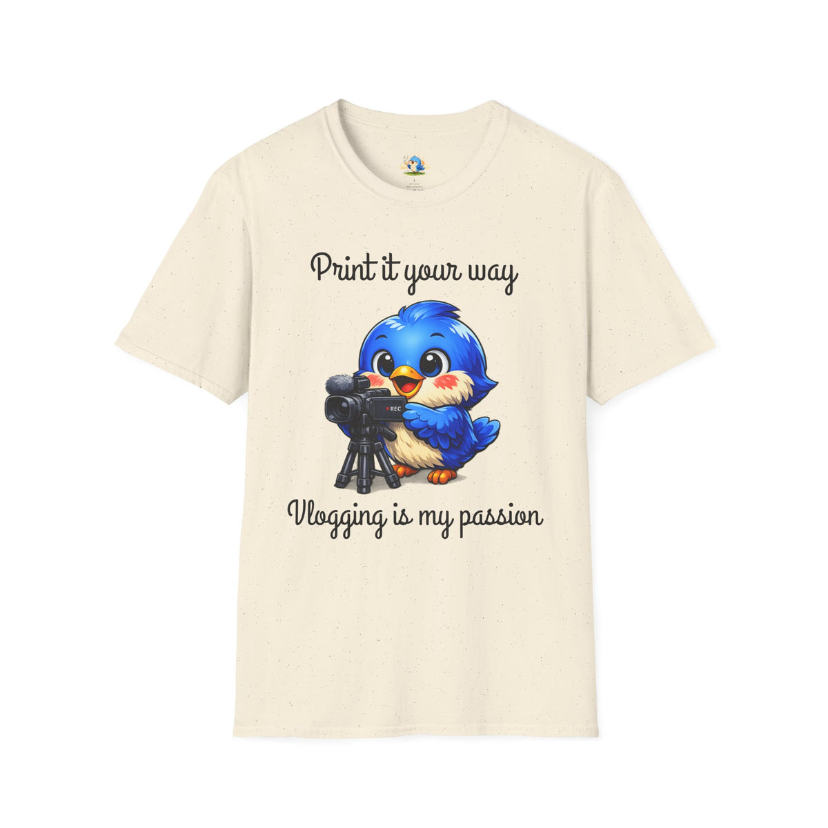 Personalized Vlogger Tee – Add Your Name