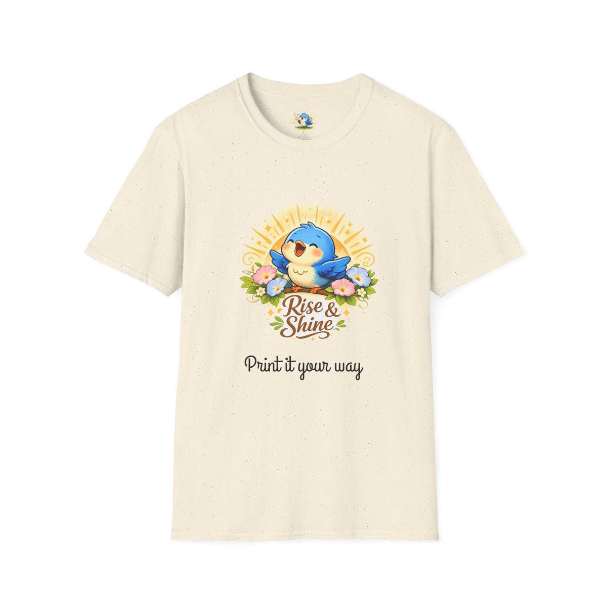 Personalized “Rise & Shine” Singing Bluebird Tee