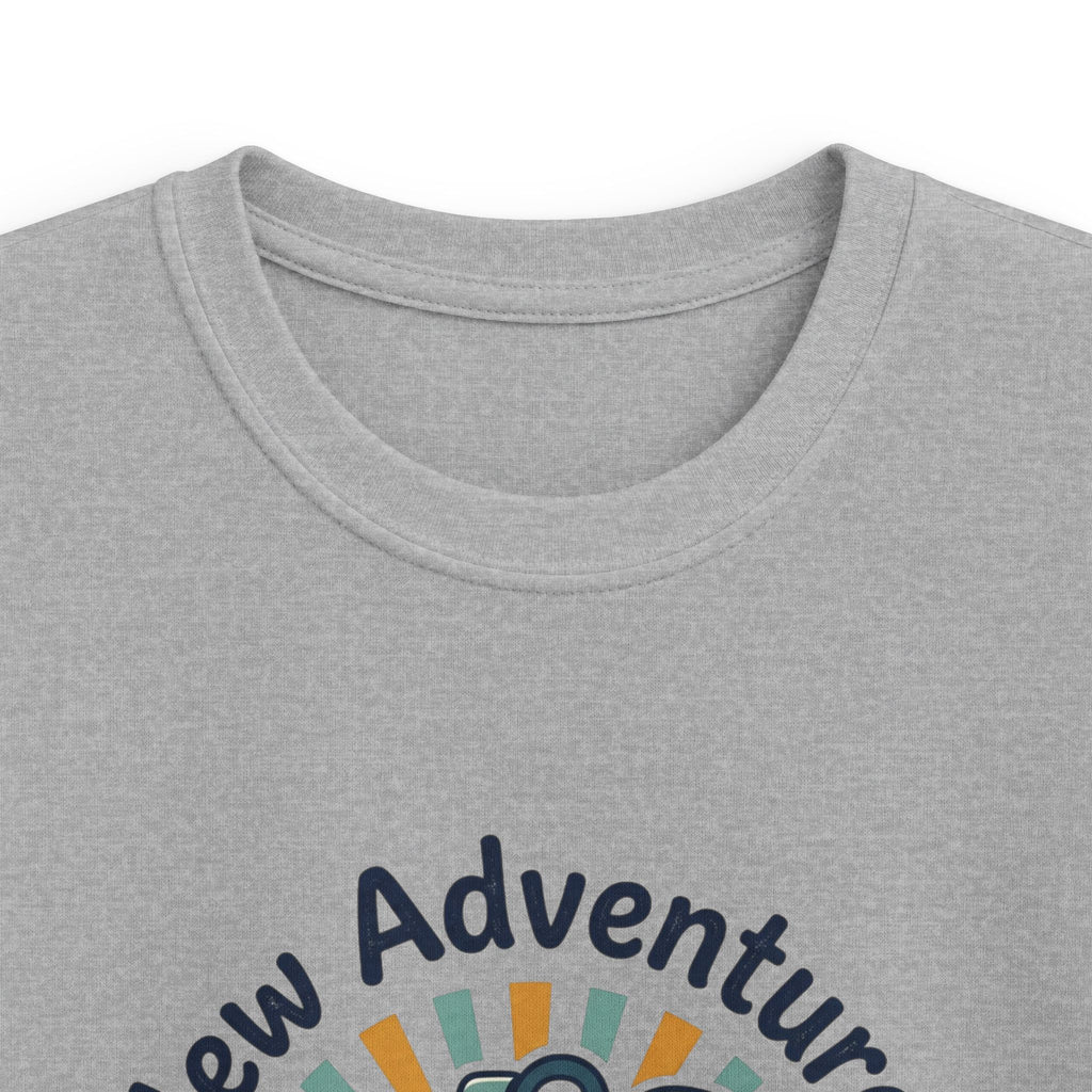 Kids Tee — "New Adventures" Backpack Graphic