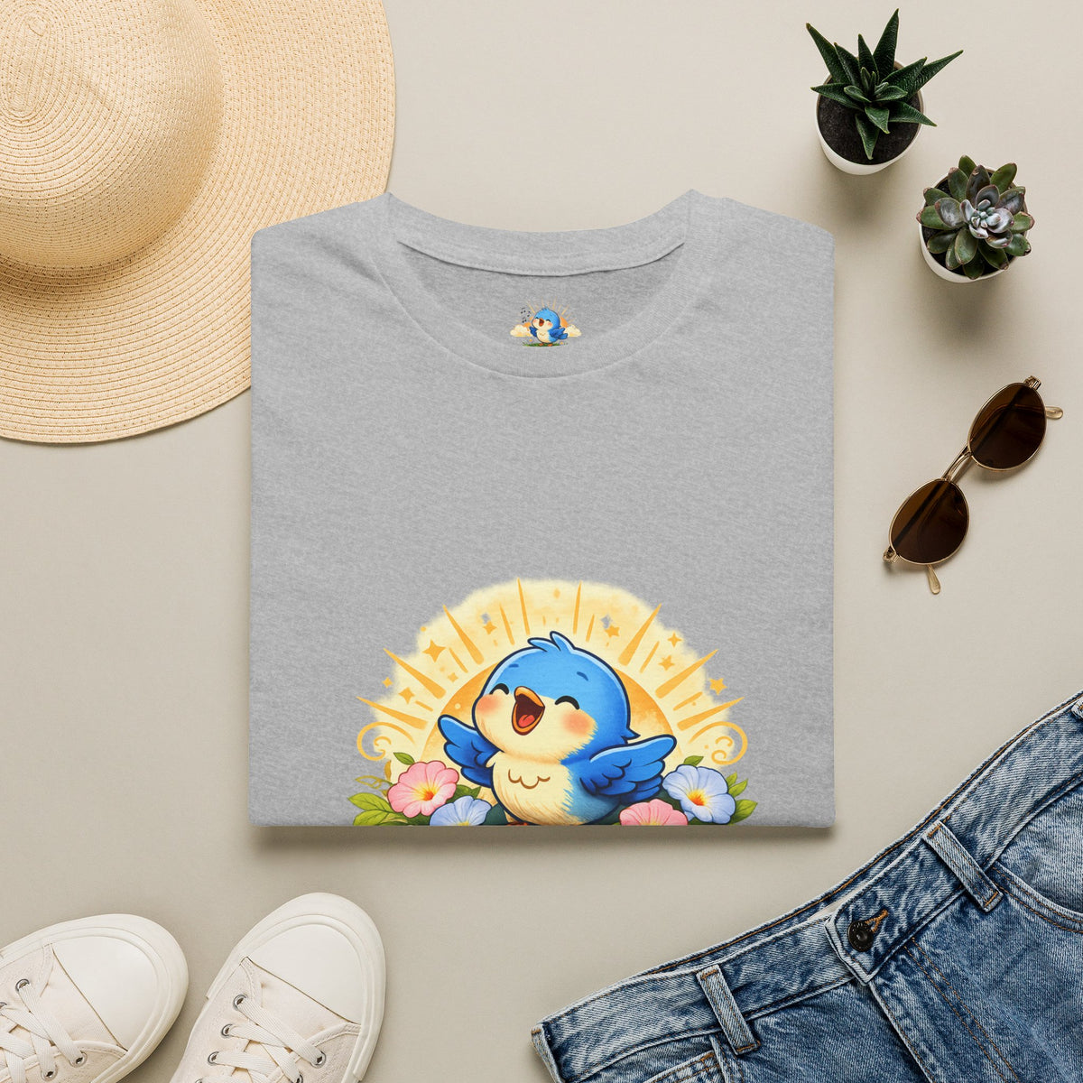 “Rise & Shine” Singing Bluebird Tee