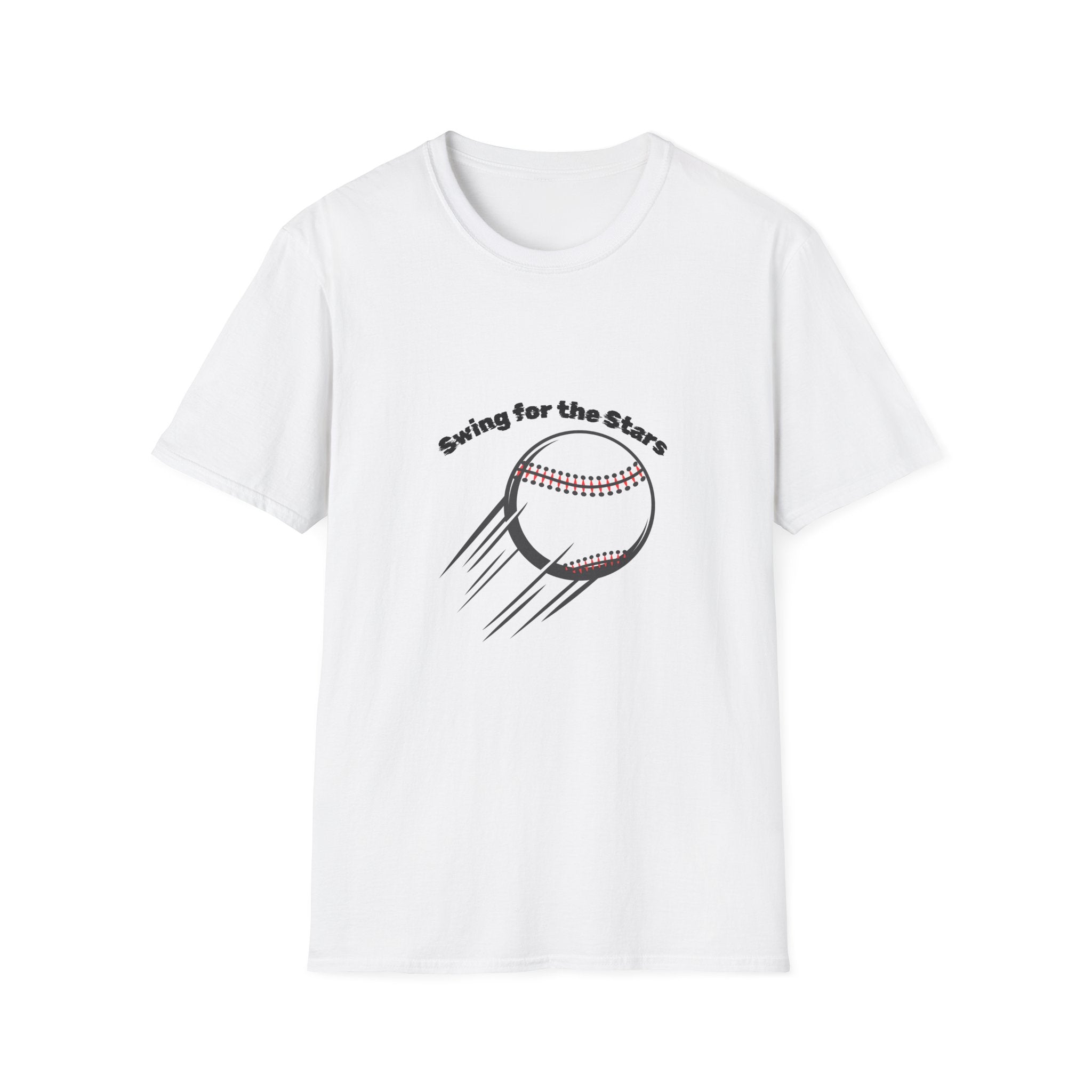 Swing for the Stars Baseball T-Shirt — Inspirational Softball Tee