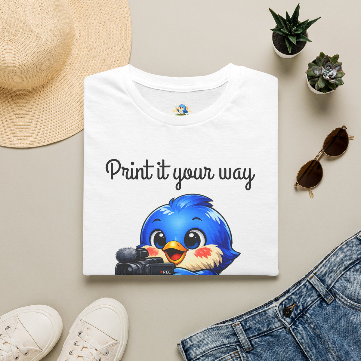 Personalized Vlogger Tee – Add Your Name