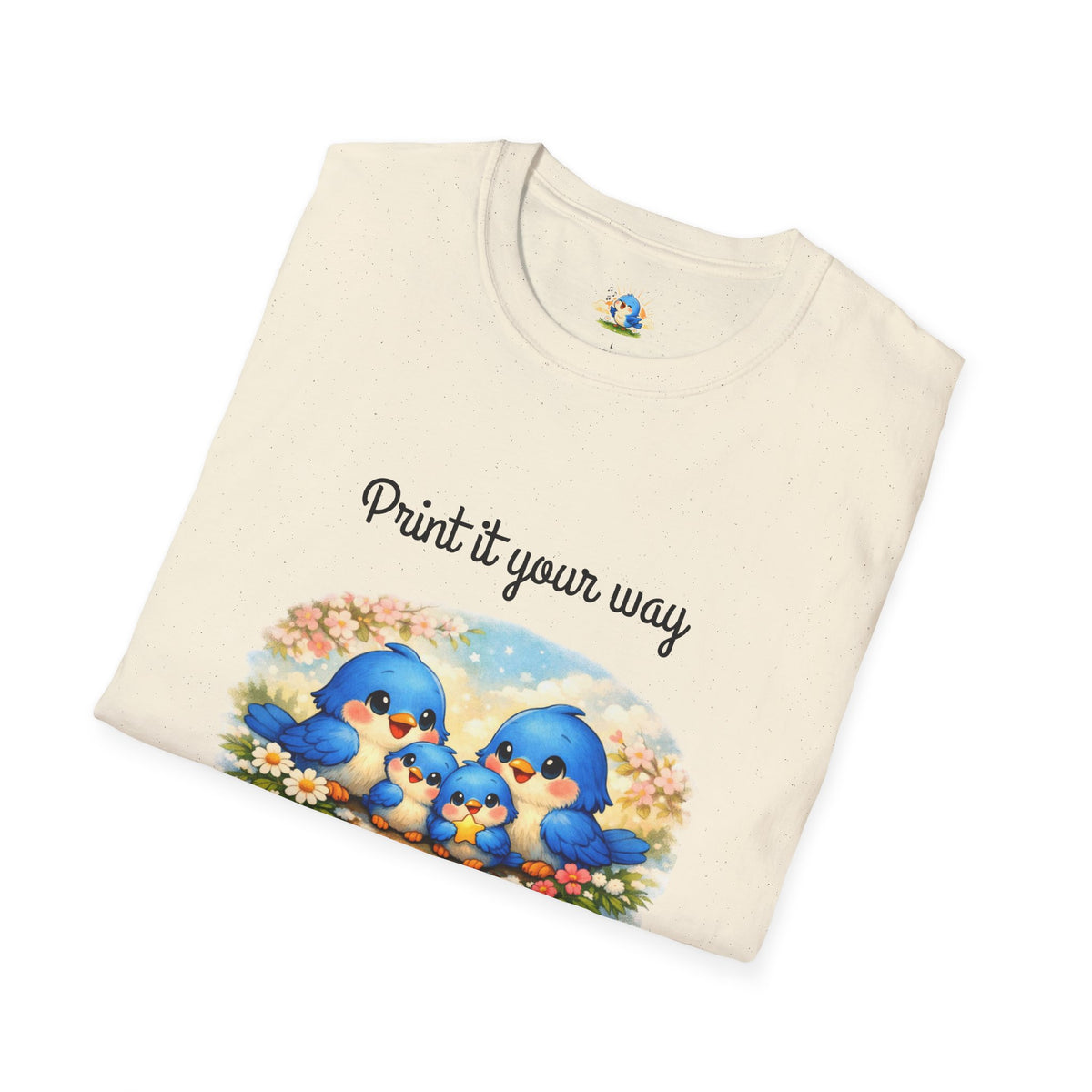 Personalized “Family Means Everything” Bluebird Family Tee