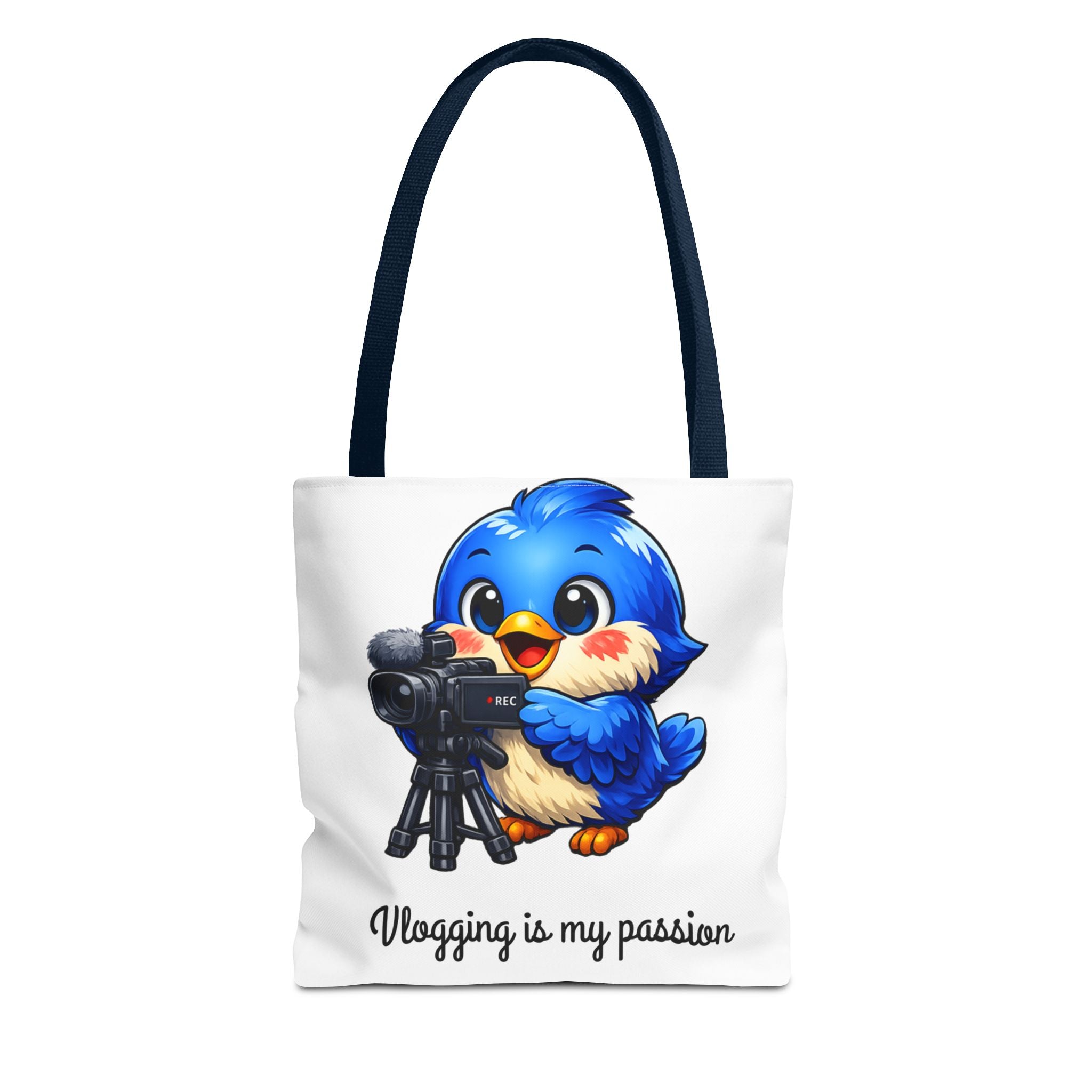 Vlogging Bluebird – Premium Tote Bag