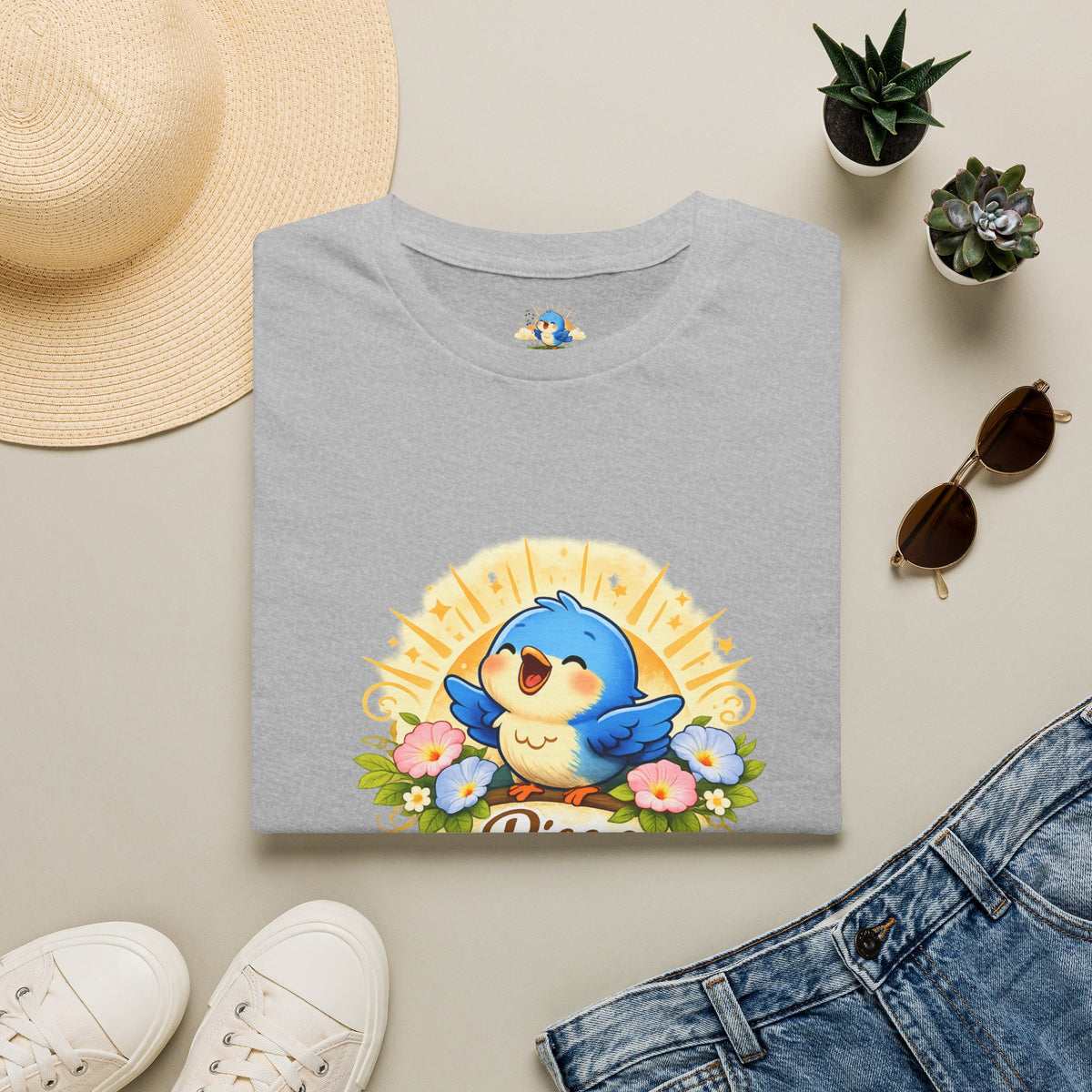 Personalized “Rise & Shine” Singing Bluebird Tee