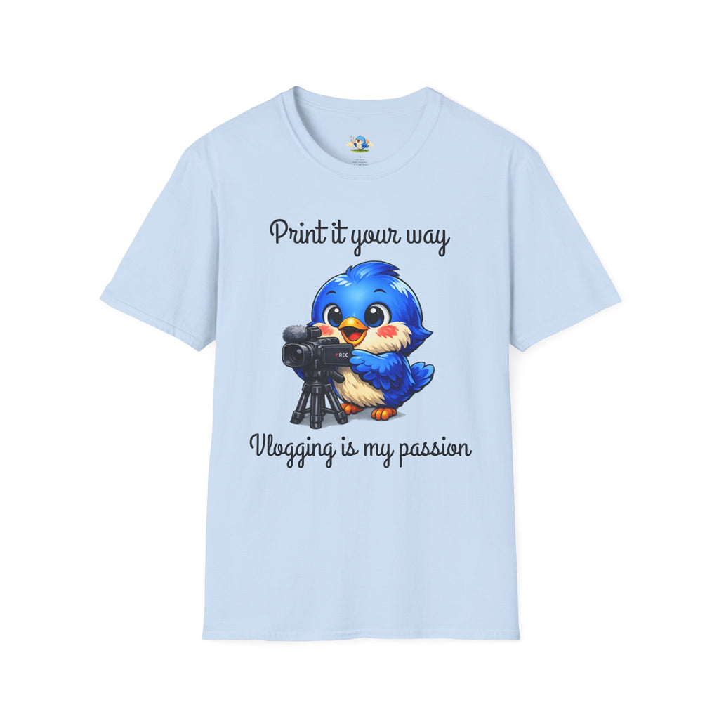 Personalized Vlogger Tee – Add Your Name