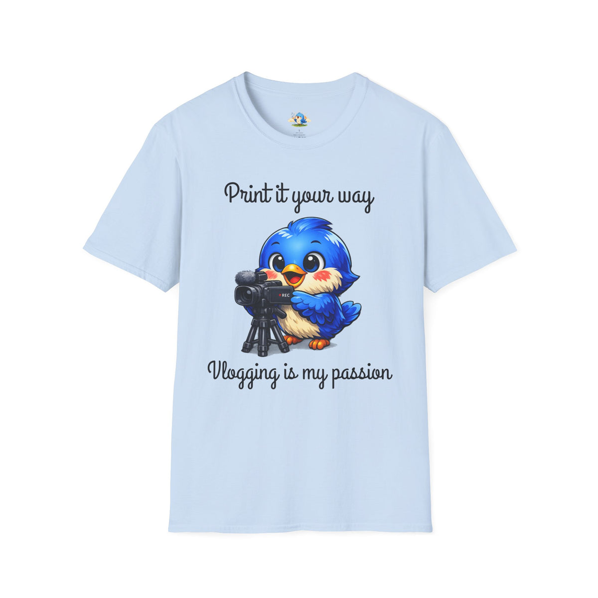 Personalized Vlogger Tee – Add Your Name