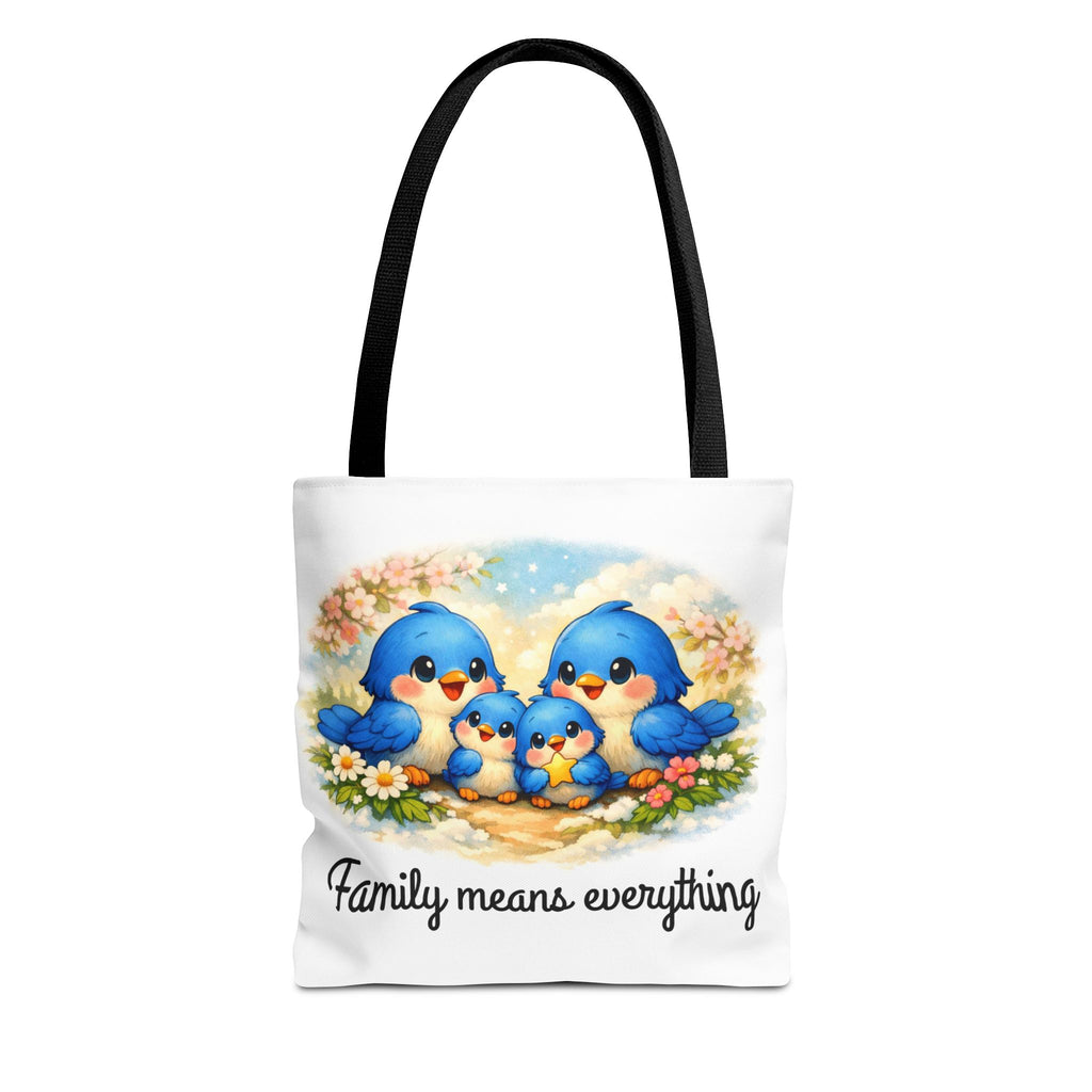 Family Means Everything Bluebirds – Premium Tote Bag