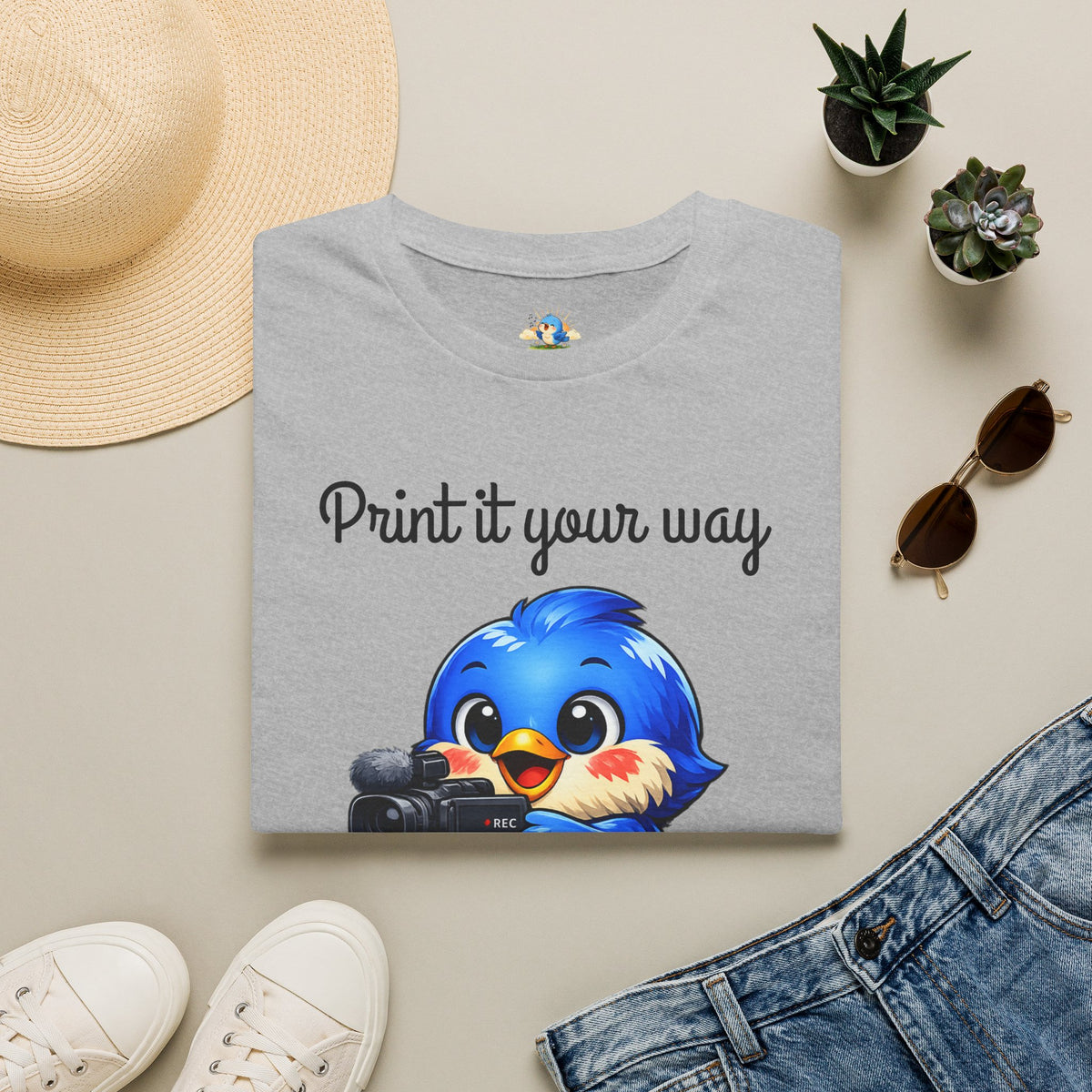 Personalized Vlogger Tee – Add Your Name