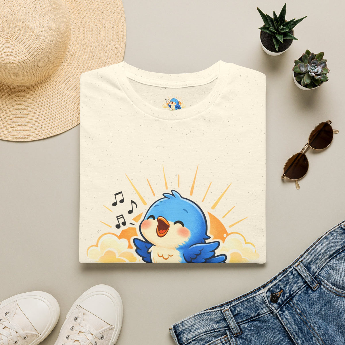 “Keep a Song in Your Heart” Singing Bluebird Tee