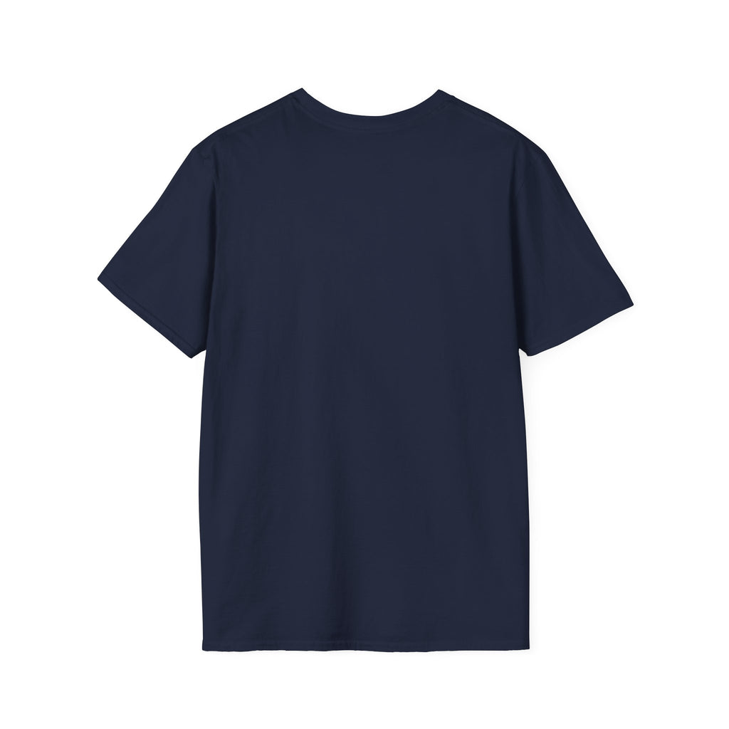 Baseball Stitch Tee — Minimal Red Stitch Design T-Shirt