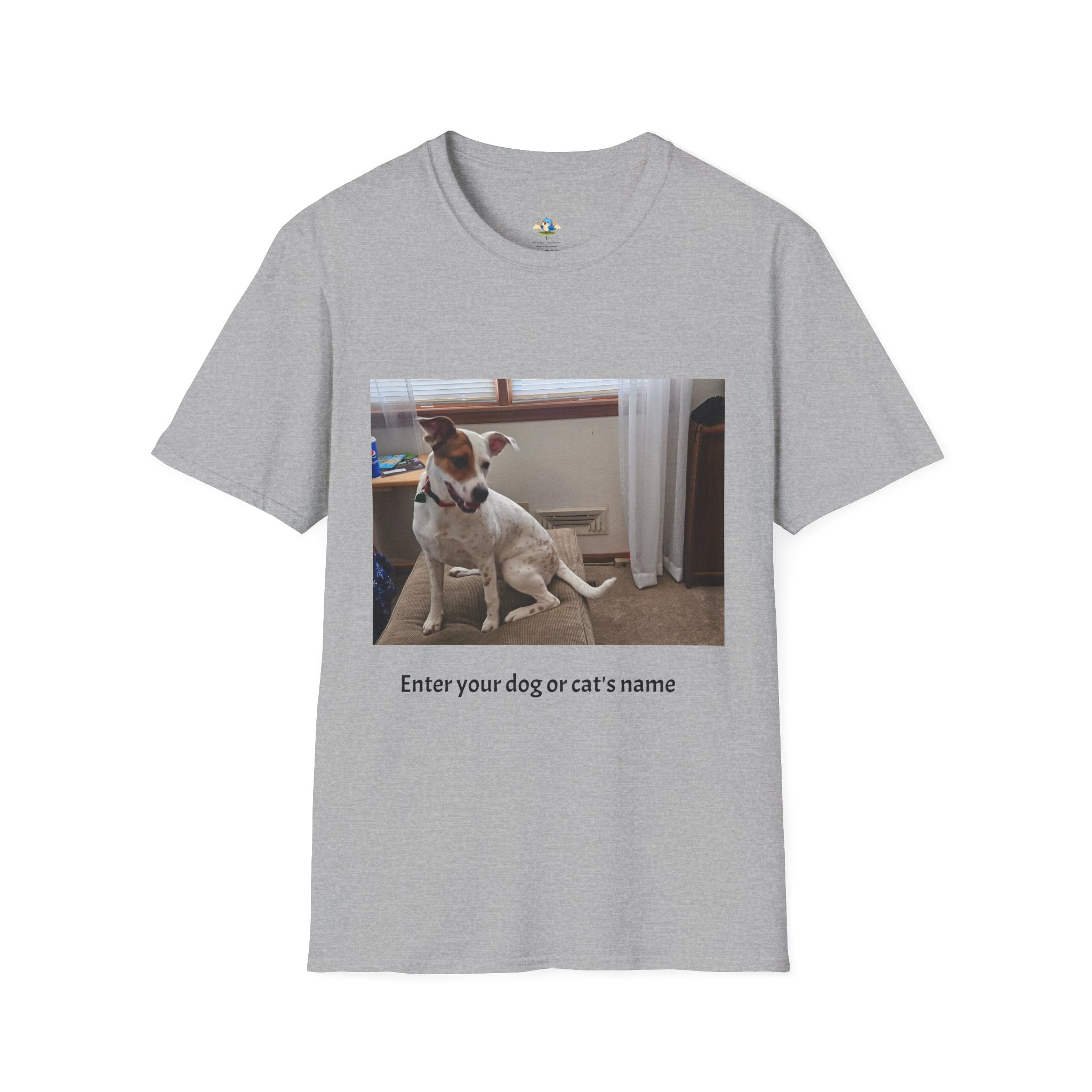 Personalize image and text - Unisex Softstyle T-Shirt