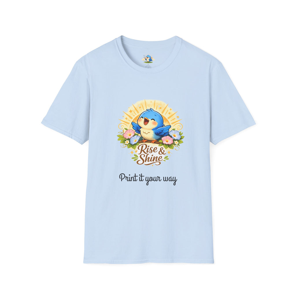 Personalized “Rise & Shine” Singing Bluebird Tee