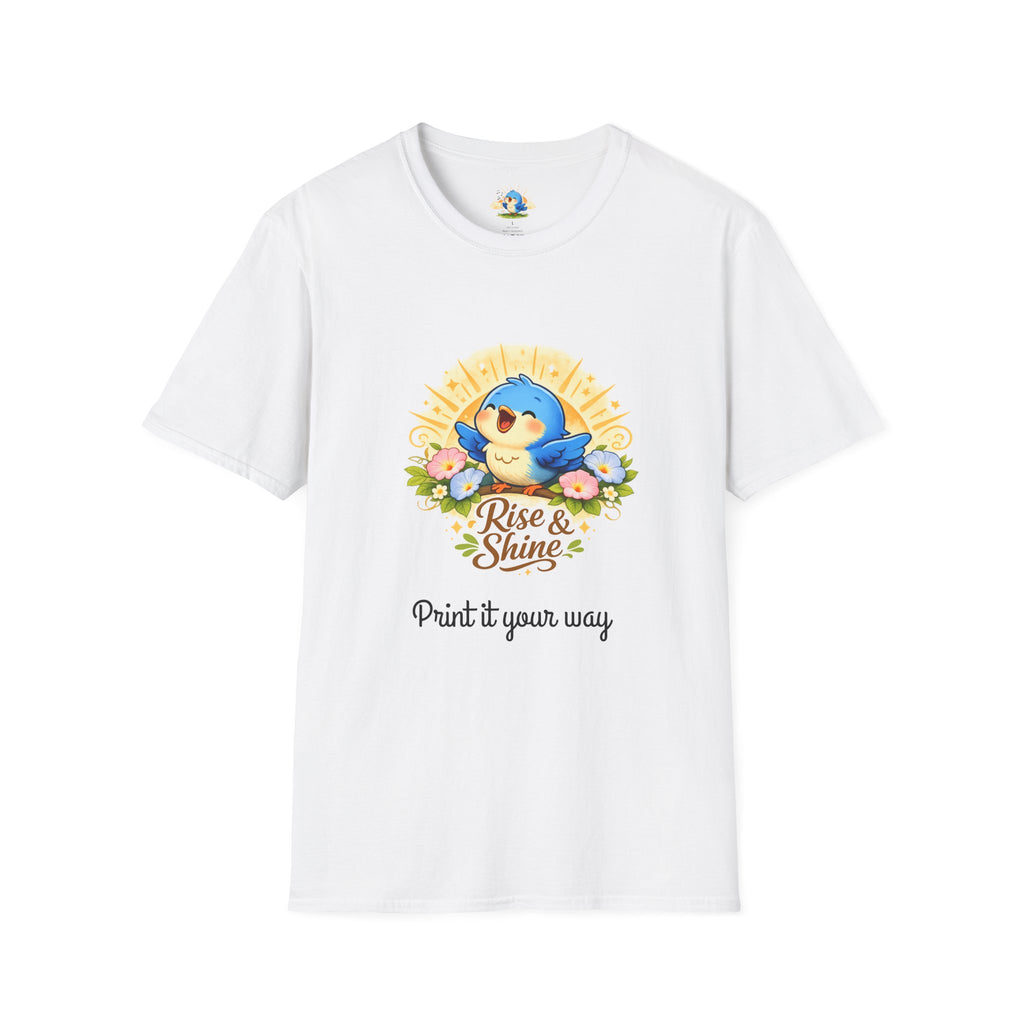 Personalized “Rise & Shine” Singing Bluebird Tee