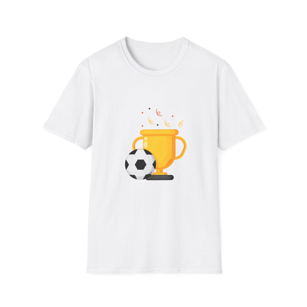 Soccer Champion Trophy T-Shirt — Kids & Fans Victory Tee