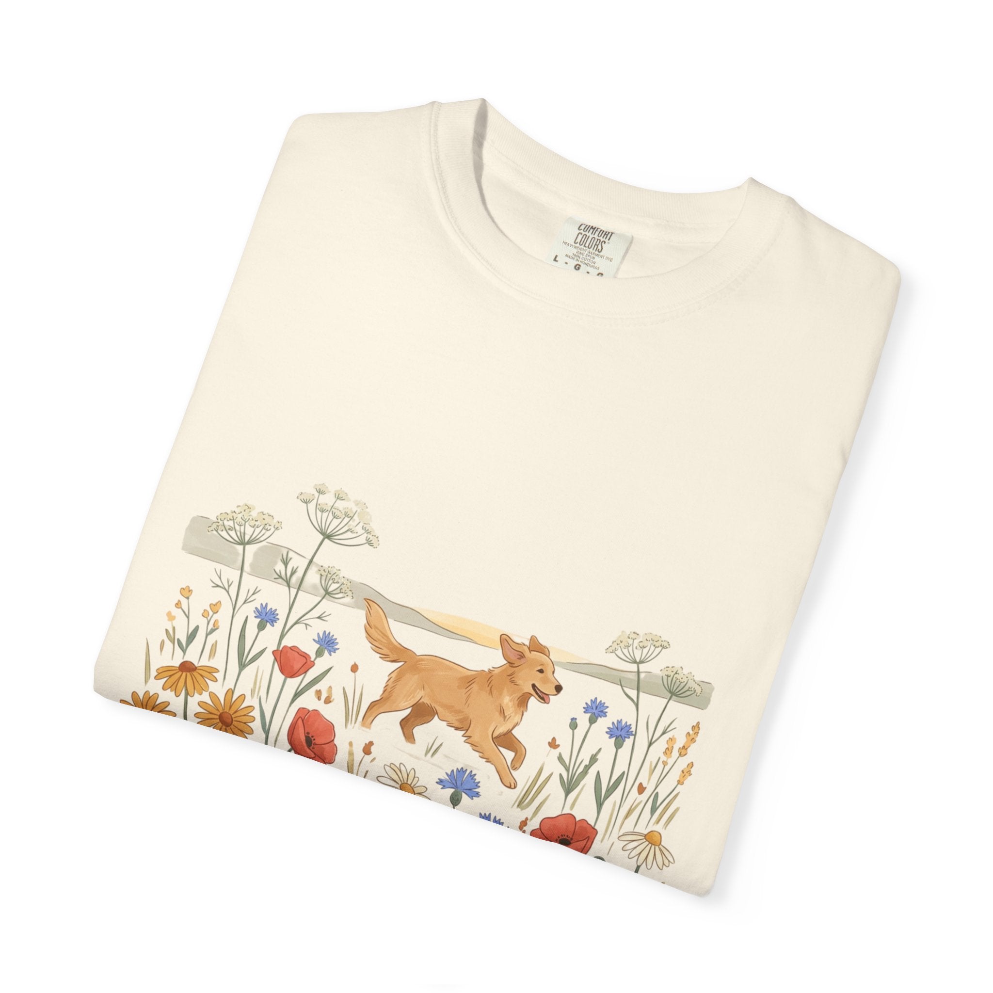 Golden Retriever in Wildflower Meadow T-Shirt