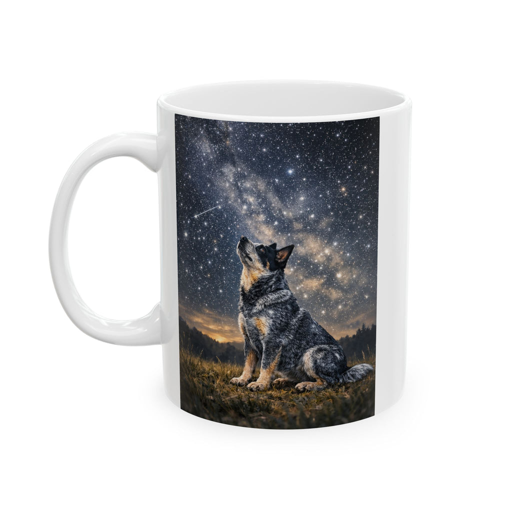 Ceramic Mug - Stargazer Blue Heeler Cattle Dog Coffee Cup