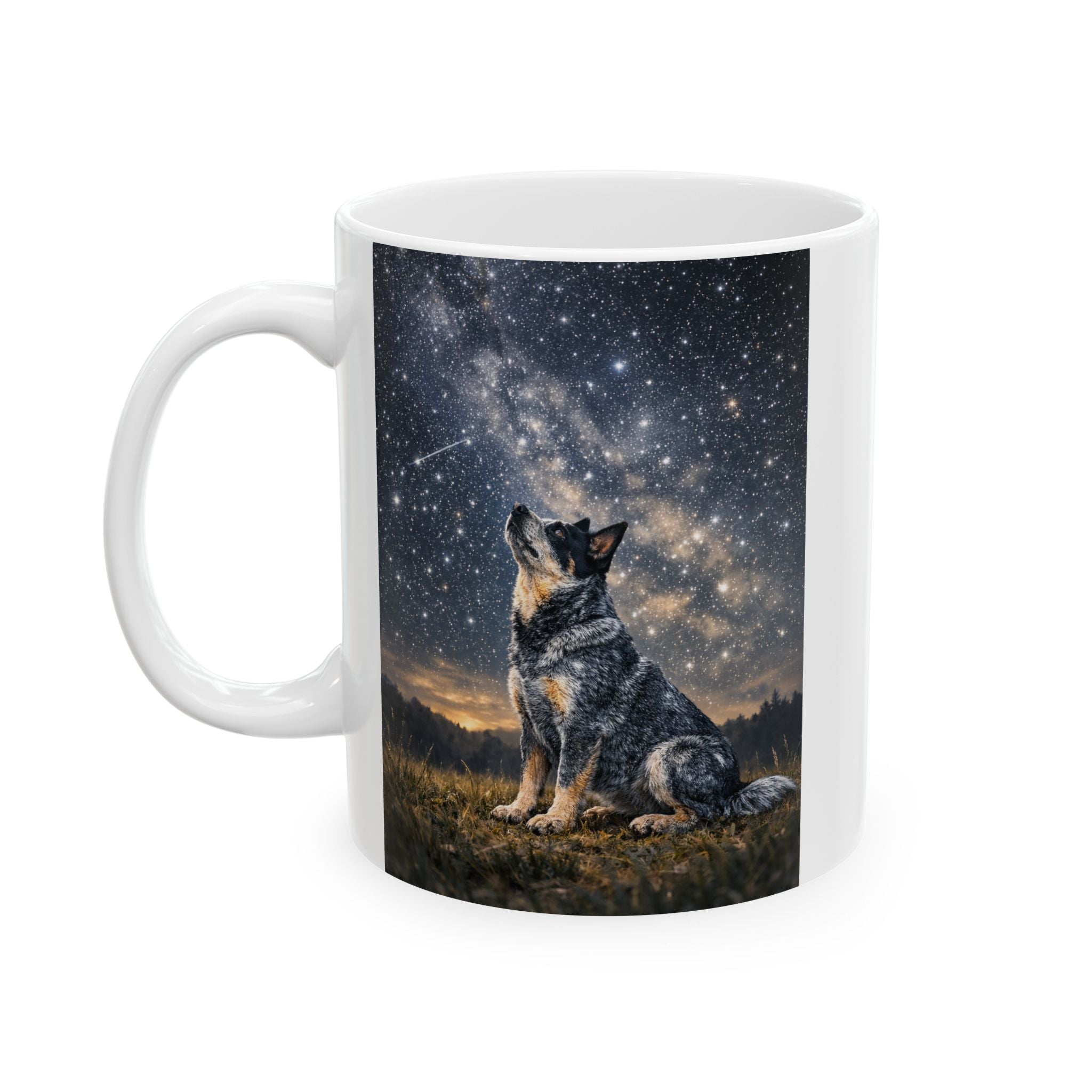 Ceramic Mug - Stargazer Blue Heeler Cattle Dog Coffee Cup