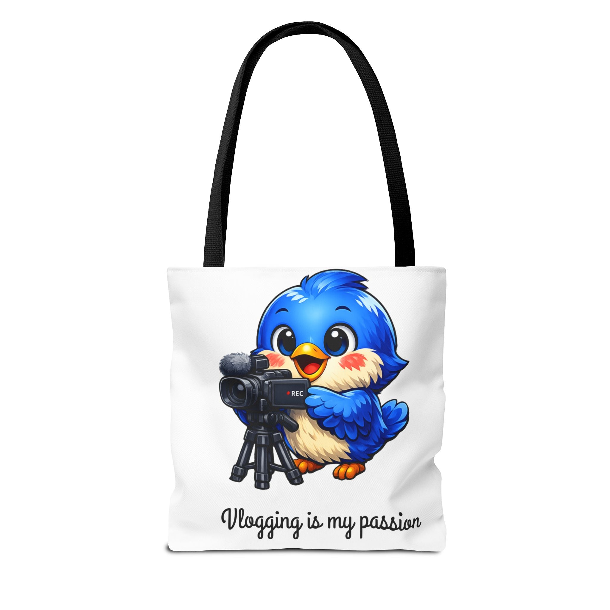 Vlogging Bluebird – Premium Tote Bag