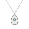 “Singing Bluebird Teardrop Necklace – Inspirational Music Lover Gift – ‘Keep a Song in Your Heart’”