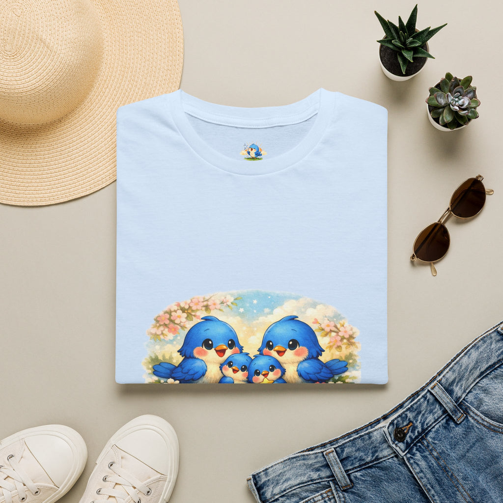 “Family Means Everything” Bluebird Family Tee
