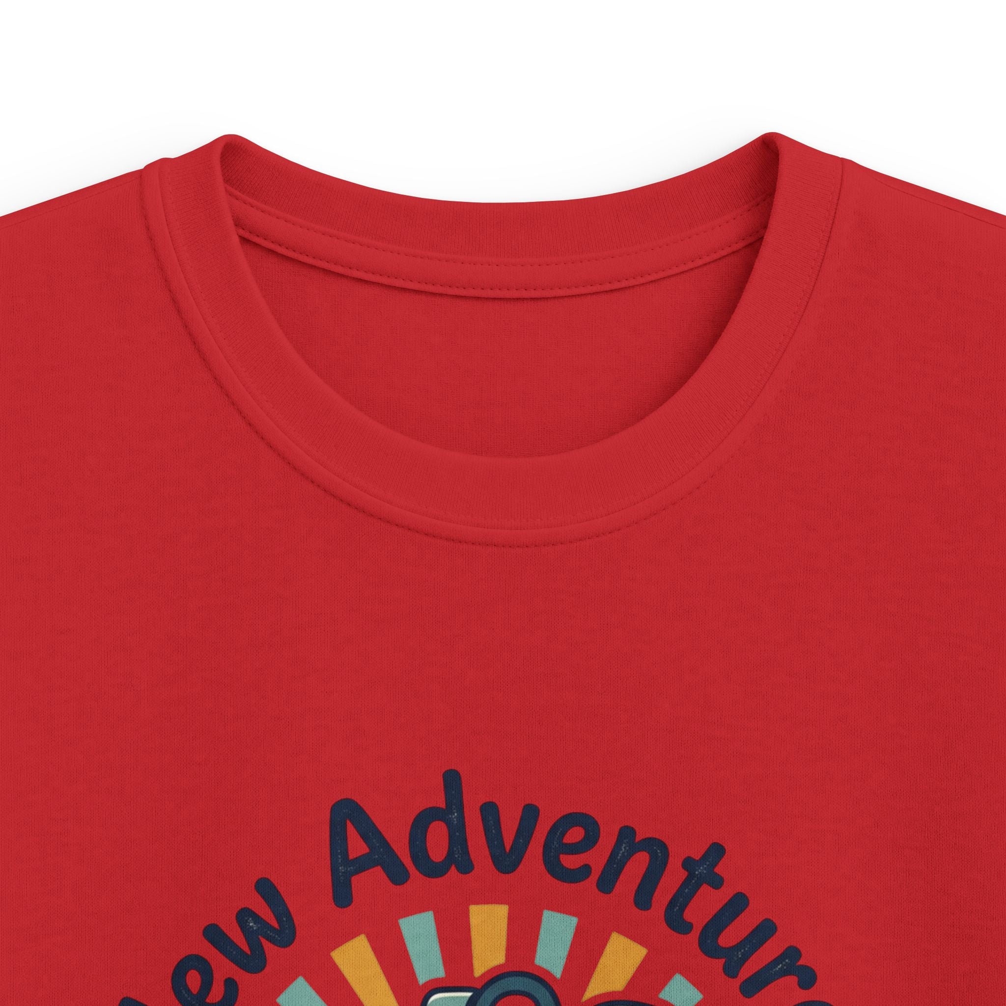 Kids Tee — "New Adventures" Backpack Graphic