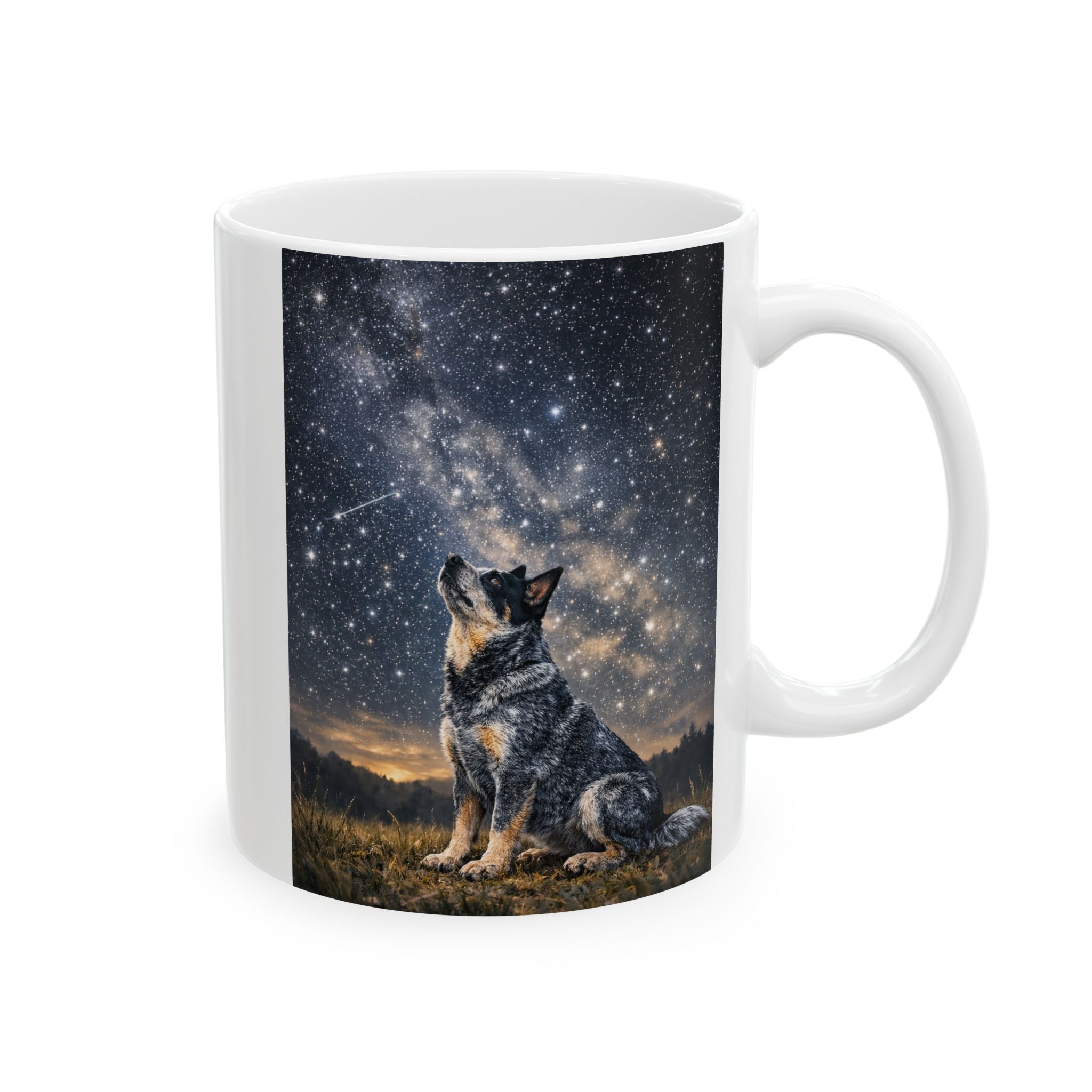 Ceramic Mug - Stargazer Blue Heeler Cattle Dog Coffee Cup
