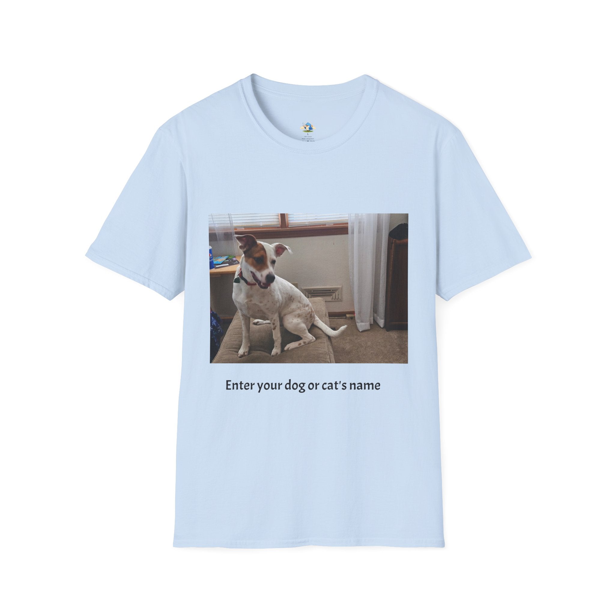 Personalize image and text - Unisex Softstyle T-Shirt